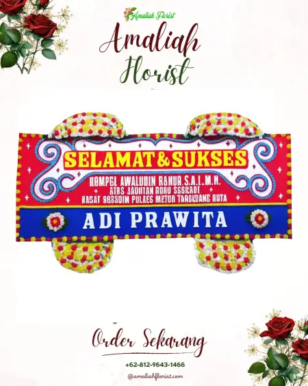 Papan Bunga Ucapan Selamat Sijenggung